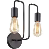 Maytoni Vägglampa Gilbert, dimbar, Svart, Vardagsrum / matsal, Metall, Industriell design, Vägglampa, vägglampa inomhus