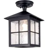 Elstead Lighting Utomhustaklampa Winchester BL18A Winchester, dimbar, Svart, Metall, Antik, Taklampa