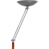 Aluminor LED uplight golvlampa Lib V, dimbar, Mörkt trä, Vardagsrum / matsal, Metall, Modern, LED-golvlampa