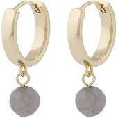 Sno of sweden Lara small hoops g/grey 1324-6400369