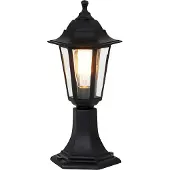 QAZQA Klassisk utomhusgolvlampa svart 42,2 cm IP44 - New Haven