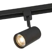 QAZQA Smart spotlightskena svart 1-fas inkl. Wifi GU10 - Iconic Jeana