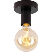 QAZQA Smart taklampa svart inkl WiFi G95 - Facile