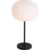 QAZQA Modern bordslampa vit laddningsbar - Maloi