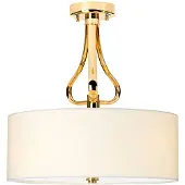ELSTEAD Taklampa Falmouth, Mässing / guld, Vardagsrum / matsal, Metall, Modern, Taklampa