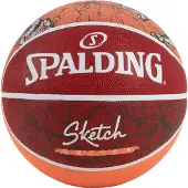 Spalding basketboll Street Sketch Dribble röd stl. 7