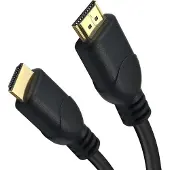 Helos HDMI-anslutningskabel, HDMI hane–hane, Ultra HD 4K, 10 m