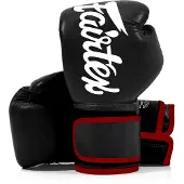 Super Merchant Fairtex boxningshandskar BGV14 Svart/Vit 14 oz