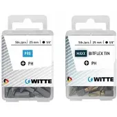 Witte Ph 0 Phillips Korsformad Skruvmejselbit 25 Enheter