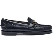 Sebago för kvinnor. 7001CD0 Classic Joe lädermockasiner svart (40), Hud, Karta, Ingen, Casual, Parti, Klassisk
