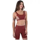 Hurley City Block Scoop Neck Sport-bh Med Låg Support