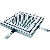 AstralPool Rostfritt Stål 00285 Aisi304 Dräneringsgaller I 300x300mm