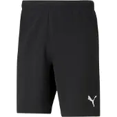 Puma Sportbyxa 'TeamRise' svart / vit