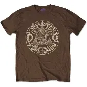 Ginza.se Black Sabbath: Unisex T-Shirt/Henry Pyramid Emblem (Chocolate Brown) (X-Large)