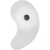 Foscarini Design vägglampa Bit 1, Vitt / opal, Vardagsrum / matsal, Glas, Design, Vägglampa, vägglampa inomhus