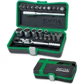 Toptul Verktygssats 1/4" GADW2701