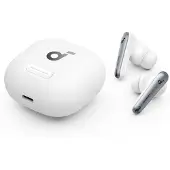 Anker Soundcore Liberty 4 NC - True wireless-hörlurar med mikrofon - inuti örat - Bluetooth - aktiv brusradering - klarvit