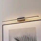 MCJ Vägglampa Miroir , Svart, Badrum, Aluminium / grå / zink, Modern, Vägglampa, sänglampa, sänglampa vägg