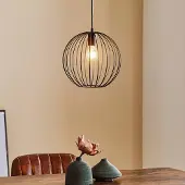 Helam Hänglampa Cumera , dimbar, Svart, Vardagsrum / matsal, Metall, Modern, Pendellampa