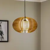 Sigma Hänglampa Modern C M , dimbar, Ljust trä, Vardagsrum / matsal, Trä, Modern, Pendellampa