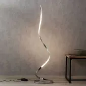 Mantra-Iluminacion LED golvlampa Nur, dimbar, Förkromad / silver, Vardagsrum / matsal, Metall, Modern, LED-golvlampa