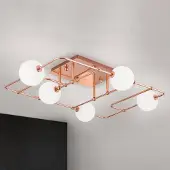 Orion Taklampa Pipes, dimbar, Koppar, Vardagsrum / matsal, Mässing, Modern, Taklampa