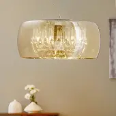 Schuller Valencia Pendellampa Argos, Förkromad / silver, Vardagsrum / matsal, Glas, Modern