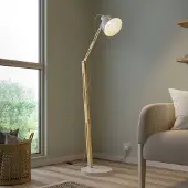 Lamkur Golvlampa Skansen , Ljust trä, Vardagsrum / matsal, Trä, Industriell design, Golvlampa
