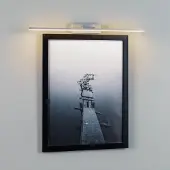 MCJ Vägglampa Miroir , Aluminium / grå / zink, Badrum, Aluminium / grå / zink, Modern, Vägglampa, sänglampa, sänglampa vägg
