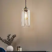 Argon Glas pendellampa Kaja , dimbar, Genomskinlig / transpare, Vardagsrum / matsal, Glas, Modern, Pendellampa