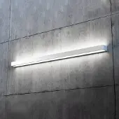 MCJ LED vägglampa Mera , Aluminium / grå / zink, Hall, Metall, Modern, LED-vägglampa, vägglampa inomhus