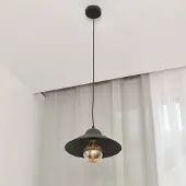 Helam Hänglampa Sorapis , dimbar, Svart, Vardagsrum / matsal, Metall, Modern, Pendellampa