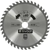 Tivoly Sågklinga för trä XT50514004448; 230x1,8x30 mm; Z40