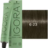 Schwarzkopf Professional Igora Zero Amm Permanent hårfärg 60 ml 6-23