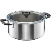 Fiskars kastrull 5L rostfritt stål med lock Functional Form