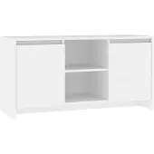 vidaXL Tv-bänk vit 102x37,5x52,5 cm konstruerat trä
