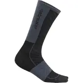 Icebreaker Run+ Ultralight Crew - Merinostrumpor - Herr Black / Graphite S (39 - 41.5)