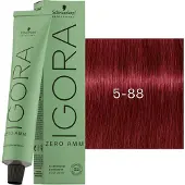 Schwarzkopf Professional Igora Zero Amm Permanent hårfärg 60 ml 5-88