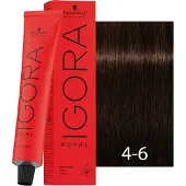 Schwarzkopf Igora Royal - 4-6 Mellanbrun Choklad 60ml