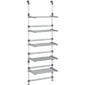 vidaXL Torkställning vägg 5 nivåer aluminium