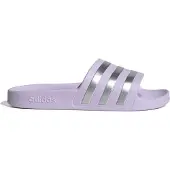 Adidas Pantolette 'ADILETTE AQUA' lila / silver