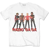 Ginza.se Queen: Unisex T-Shirt/Radio Ga Ga (White) (Medium)
