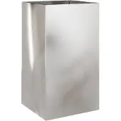 vidaXL Järntråd, Höjd Säng, Blomlåda, Växtkruka, Blomlåda Trädgård Patio Terrass, Silver 42x38x75 cm 841581