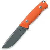 FOX Knives Rifle Windage FX-661 OR, Orange G10 fixed knife, Raven Knives design