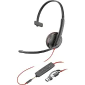 HP Poly 3215 Usb-c +usb-c/a Voip-hörlurar