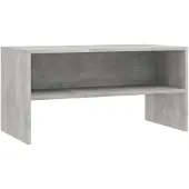 vidaXL Tv-bänk betonggrå 80x40x40 cm konstruerat trä