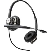 Polycom EncorePro 720D with Quick DC On-ear headset Sladd Stereo Svart Brusreducering Pannband Telefon