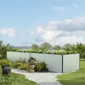 GFP Odlingslåda, 387 x 150 x 77 cm, aluminium anodiserad