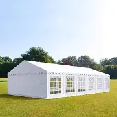 TOOLPORT 6x12 m partytält, PVC 700, vit