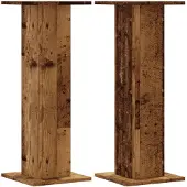 vidaXL Växtställ 2 st åldrat trä 30x30x80 cm konstruerat trä